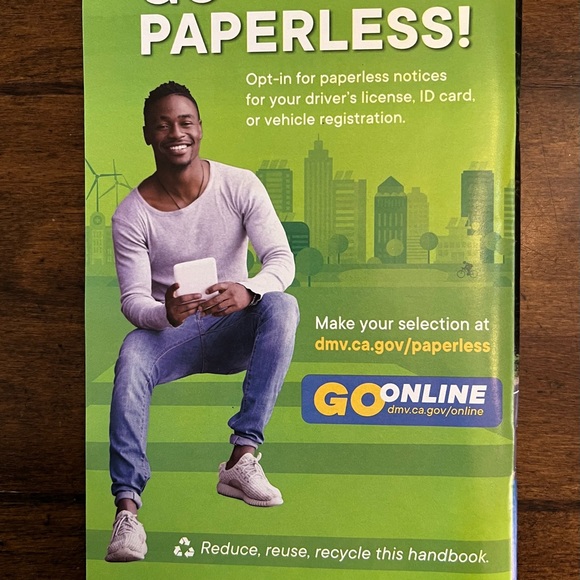 California Driver's Handbook DMV English Driver License Permit Test Manual - Picture 2 of 4